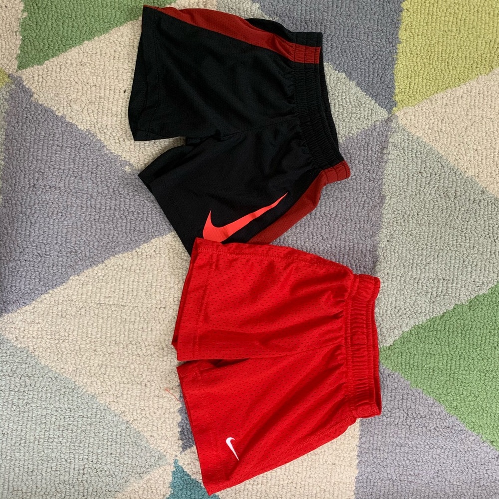 Nike mesh shorts toddler 24 months 2t red